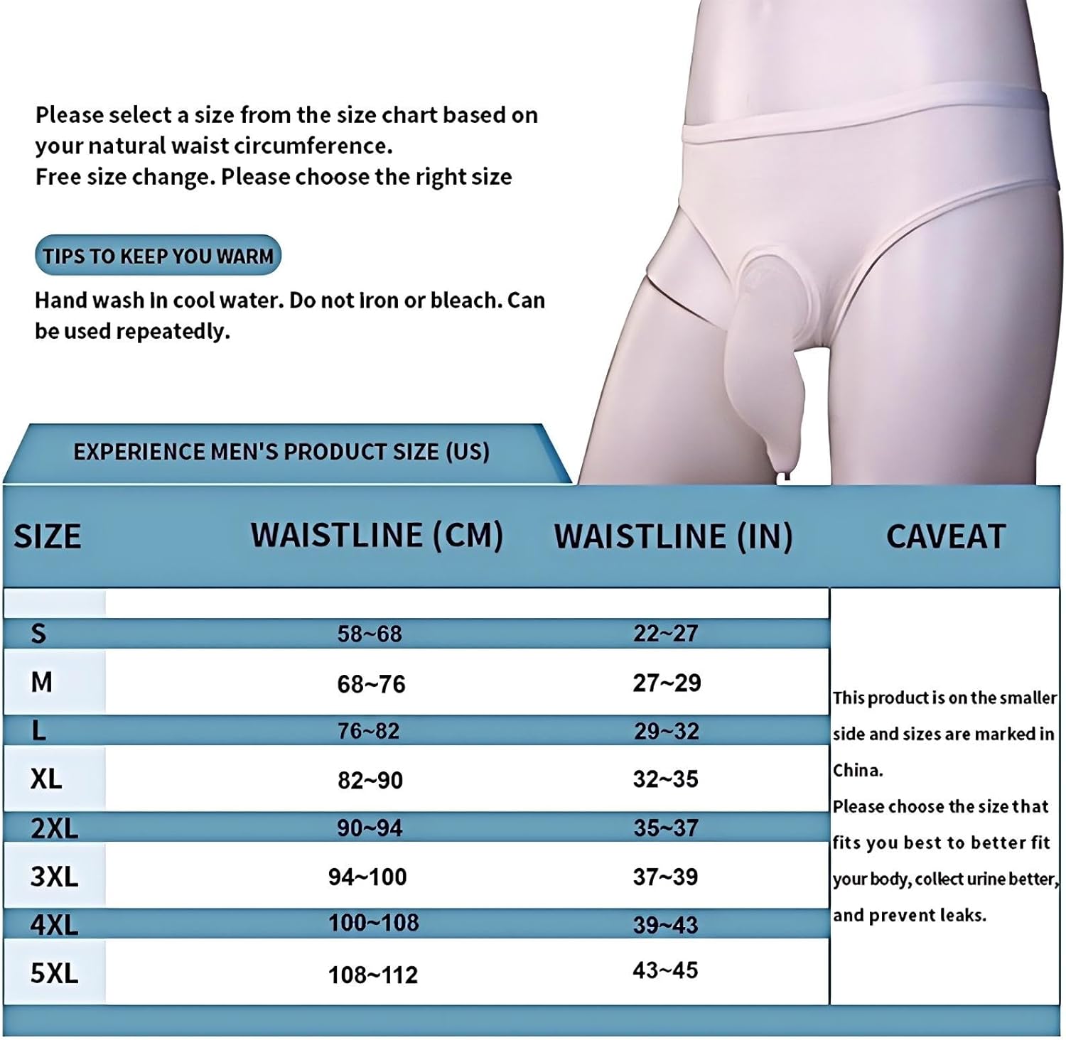 Mens Incontinence Underwear – 3 Urine Bags for Leak-Free Comfort