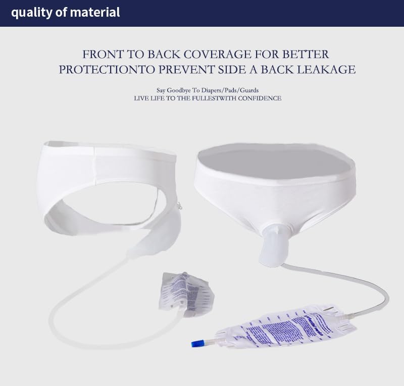 Mens Incontinence Underwear – 3 Urine Bags for Leak-Free Comfort