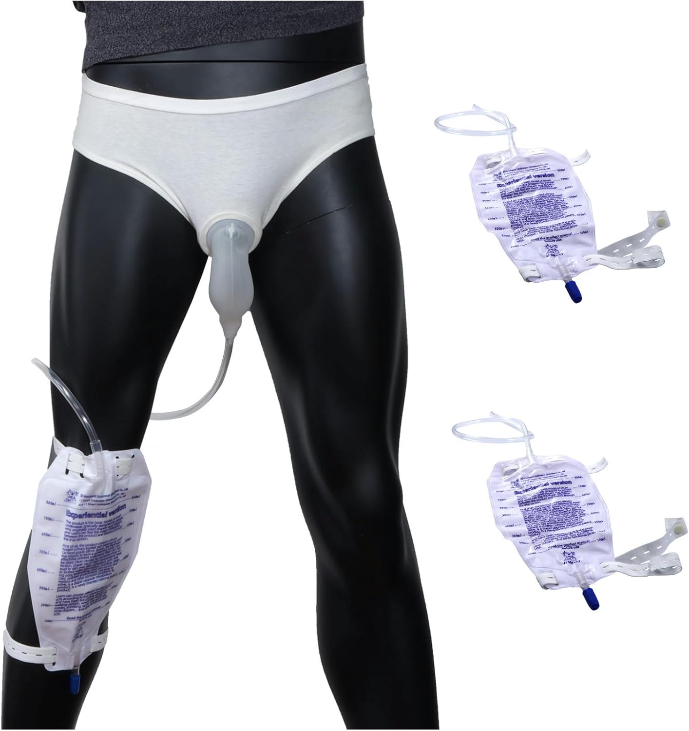 Mens Incontinence Underwear – 3 Urine Bags for Leak-Free Comfort