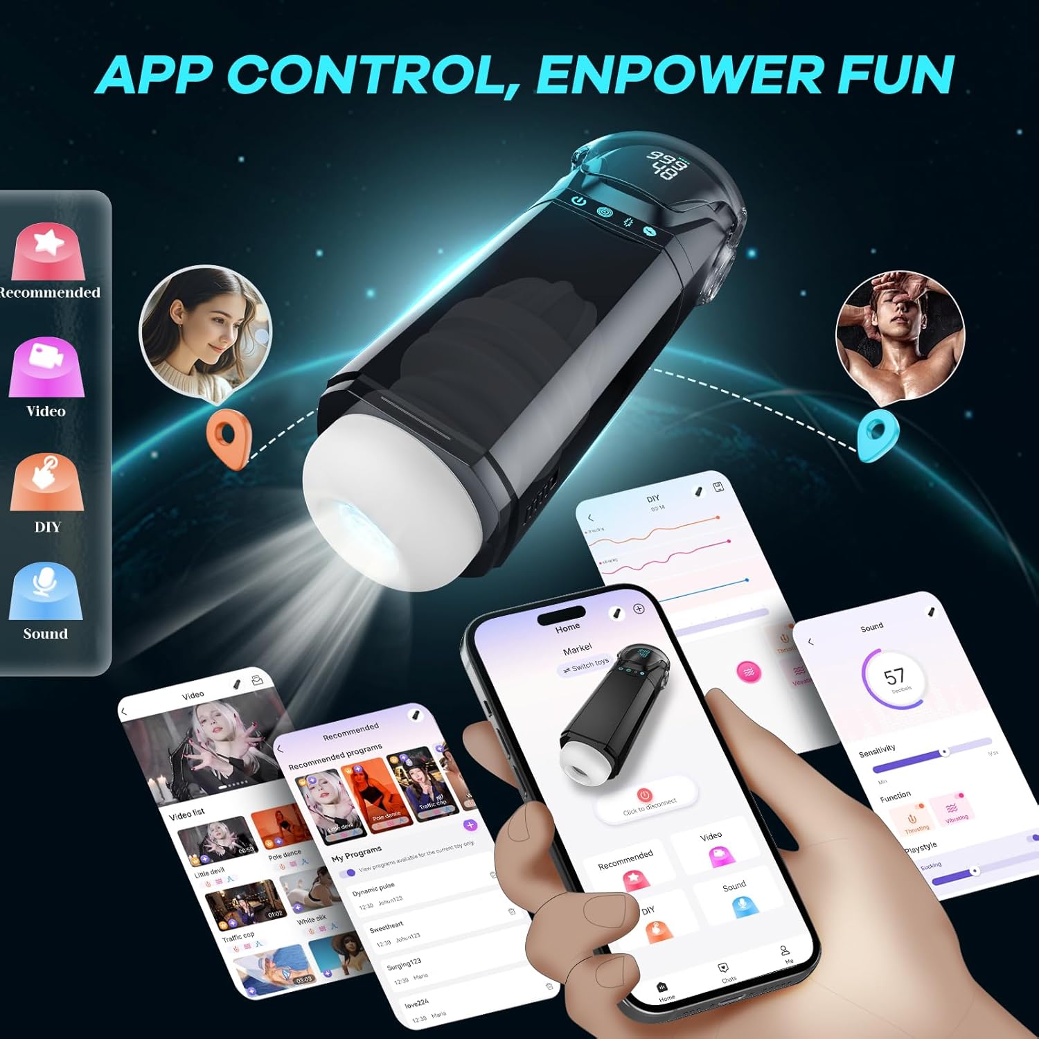 9 IN 1 AI GF APP Control Men's Endurance automatic trainer